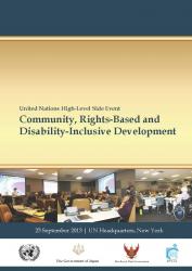 Report: UN High-Level Side Event -- Community, Rights-Based and Disability-Inclusive Development