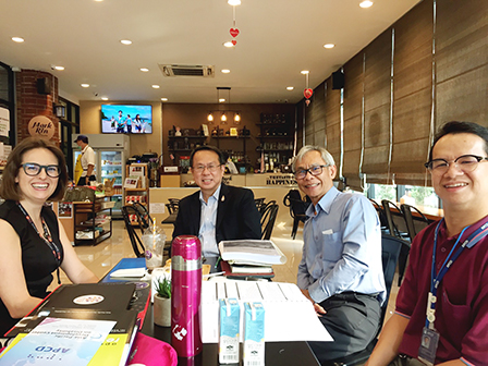 APCD had a meeting with the Representative from UNFPA for Future Collaboration on 18 February 2020 at 60 Plus Bakery & Chocolate Cafe, Bangkok, Thailand