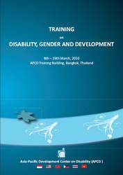  Training on Disability, Gender and Development (DGD)