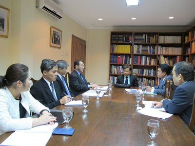 Discussion with Mr. Thanatip Upatising, Ambassador of Thailand