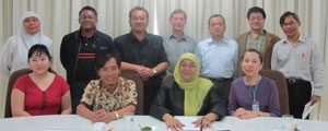 CBR AP Network Executive Committee Meeting chaired by Ms. Yasmin (second from right) 