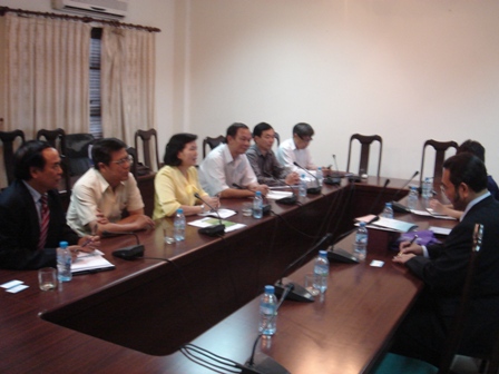  Meeting with Chairperson and other Officials from the Vietnam Federation on Disability (VFD)