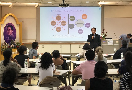 APCD Executive Director Mr. Piroon Laismit gives the welcome remarks