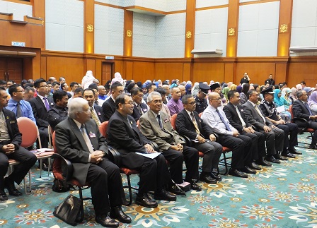 Guests and participants of the event on the International Day of Persons with Disabilities