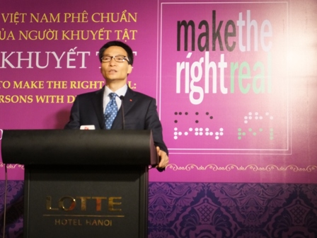 Speaking at the event by Deputy Prime Minister Vu Duc Dam