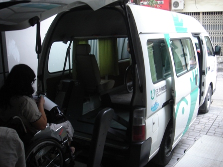 Only One Accessible Van Available in Vietnam