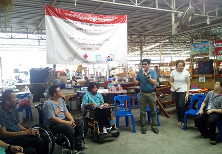 Appreciation by the Salaya Eua Arthon Market owner