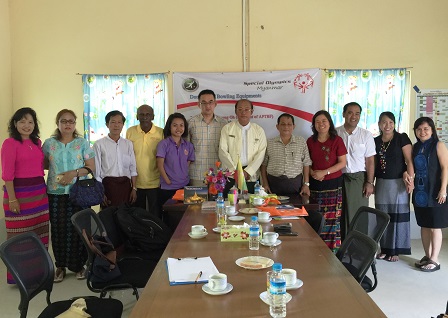 Meeting with the Myanmar Paralympic Sports Federation/Special Olympics Myanmar