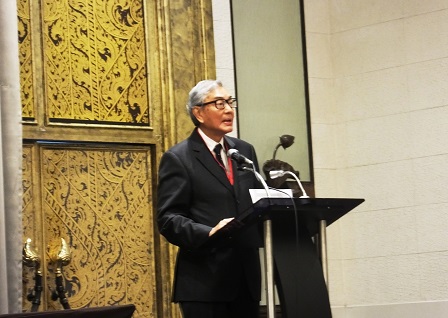 APCD Executive Board Chair H.E. Dr. Tej Bunnag delivers his opening remarks