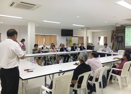 Introduction of participants led by Mr. Pramote Thammasaroj (President, Association of Parents of Persons with Autism - Bangkok