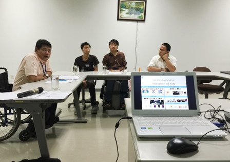 Discussion about the disabilities movement in Thailand
