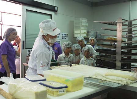 Tour of the 60 Plus+ Bakery and Cafe kitchen