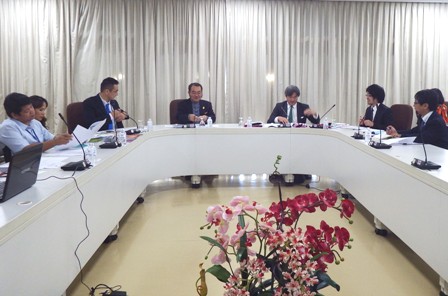 Meeting with Mr. Tadayuki Miyashita, Director of MOFA's International Cooperation Bureau's Country Assistance Planning Division 1