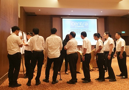 Group activity for participants