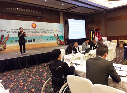 Accessible information such as sign language interpretation available at the meeting