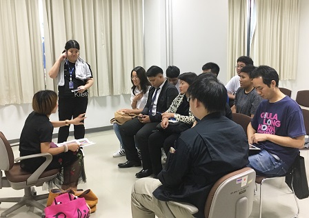 Entertaining questions from the volunteers
