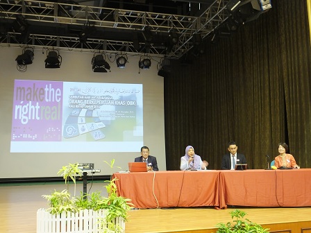 Resource speakers at the Ministry of Culture, Youth and Sports of Brunei