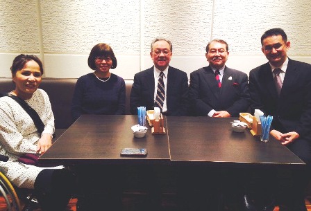 Exchange with Autism Society Japan