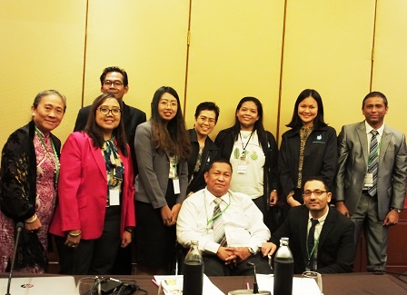 Group photo with ASEAH Hometown Improvement Project field officers and evaluators