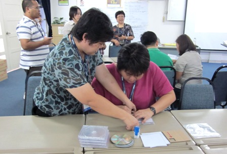 Role play between person with intellectual disability and job coach