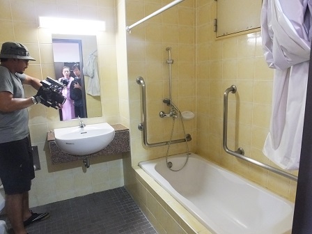 Accessible bathrooms at APCD Training Building