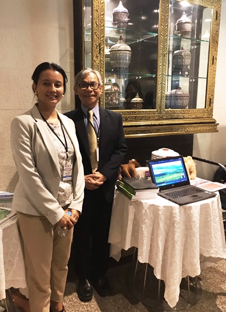 Community Development Department Manager Mr. Somchai Rungsilp with Networking and Training Officer Ms. Flora Gurung