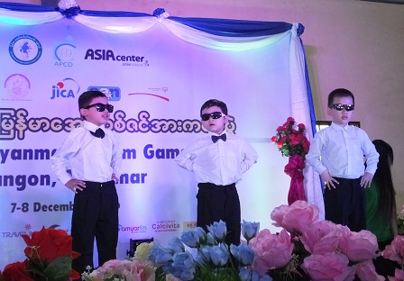Children performing a special number at the opening ceremonies
