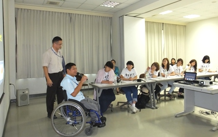 Participants learning more about APCD's activities and projects