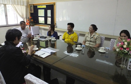 Meeting with Piboon Prachasan School Director and teachers