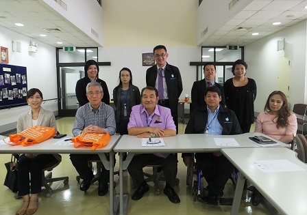 Group photo with APCD staff