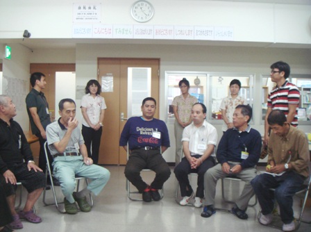 Visit to Land of Hope, a job training venue for persons with disabilities