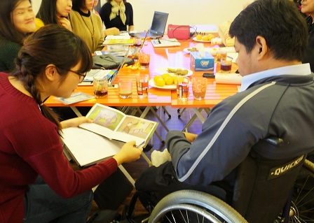 VAN member sharing publications on autism