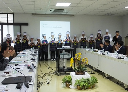 Presentation of 60 Plus Bakery & Cafe's new batch of trainees with disabilities