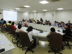 Visitors from Korean Differently Abled Federation, APCD, 19 November 2013