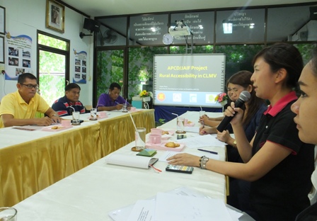 APCD and WAFCAT Meeting on 'Community Accessibility Project', Ratchaburi, Thailand, 7 August 2015