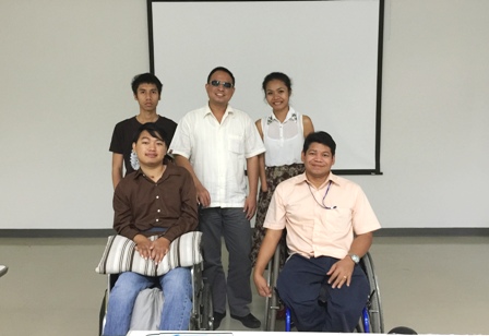 Visit by Disabled People's International Asia-Pacific Region, Bangkok, Thailand, 22 January 2015 Visit by Disabled People's International Asia-Pacific Region, Bangkok, Thailand, 22 January 2015