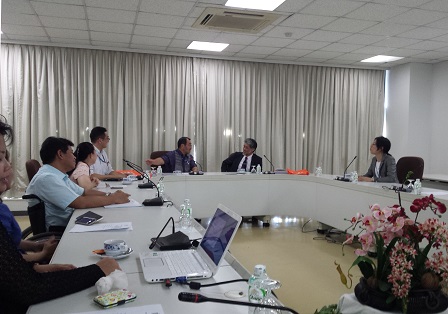 Visitation by JICA Director General, Bangkok, Thailand, 25 November 2015