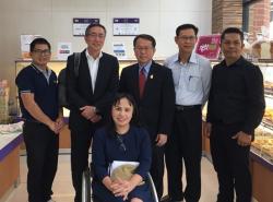 Visit of Thai Yamazaki President to 60+ Plus Bakery & Cafe, Bangkok, Thailand, 13 September 2018