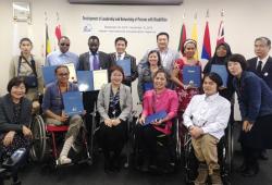 Development of Leadership and Networking of Persons with Disabilities, Japan, 23 September-14 November 2015