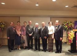 Dr. Tej Bunnag Receiving the Order of the Rising Sun, Gold and Silver Star from H.M. the Emperor of Japan, Thailand,17 June 2015