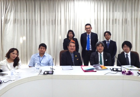 Visitation by Ministry of Foreign Affairs of Japan, Bangkok, Thailand, 9 January 2015