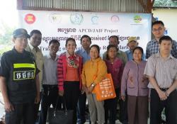 APCD/JAIF Project Training on Livelihood Project Management, Kien Svay District, Cambodia, 25-27 January 2016