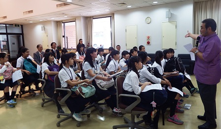 Study Visit of Thai-Japanese Association School Students, Bangkok, Thailand, 27 January 2016