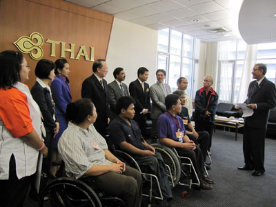 Thai Society Supporting Persons with Disabilities Affected by the Flood in Pakistan, 30 September 2010 Thai Society Supporting Persons with Disabilities Affected by the Flood in Pakistan, 30 September 2010